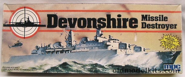 MPC 1/600 HMS Devonshire Missile Destroyer, 1-5004 plastic model kit